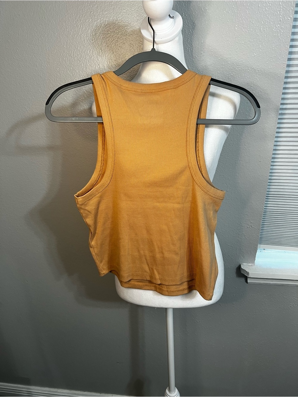 The Blair Baby Tee by Maeve Brown Light Sleeveless Cropped Racerback Large - Picture 4 of 11